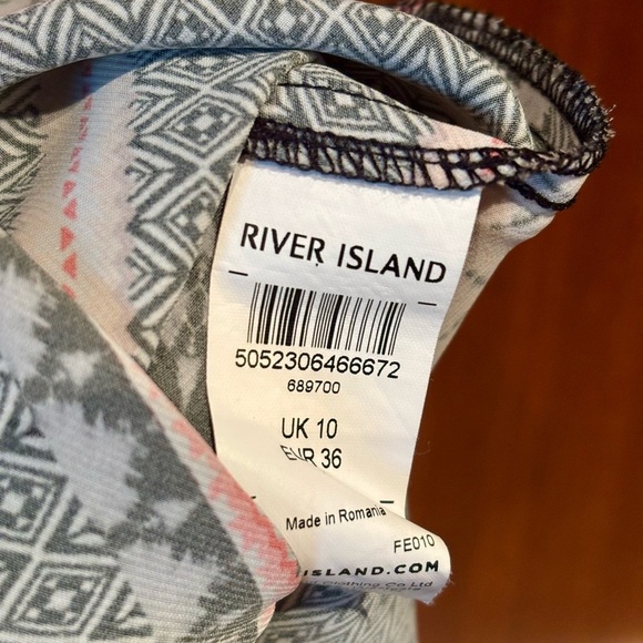2/$15 - River Island Boho Handkerchief Hem Tank - UK 10 (US 6) - Picture 4 of 10